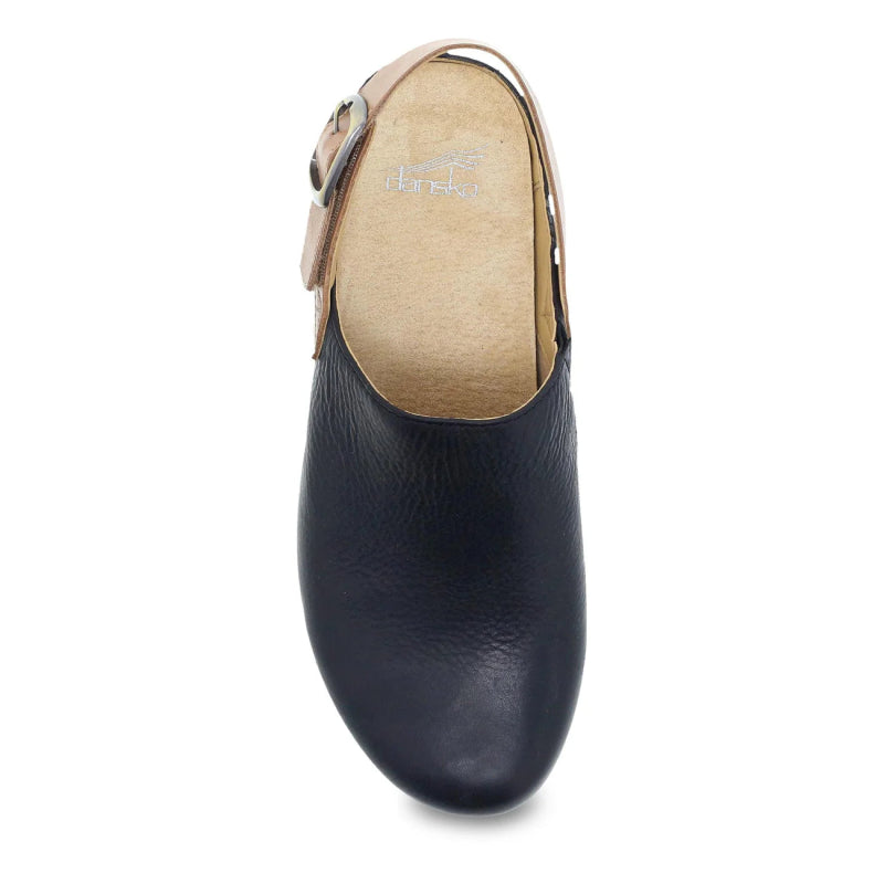 Dansko Women's Merrin Mule - Black Waxy Milled