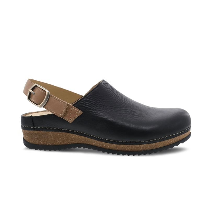 Dansko Women's Merrin Mule - Black Waxy Milled
