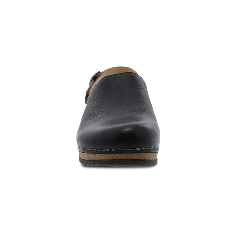 Dansko Women's Merrin Mule - Black Waxy Milled