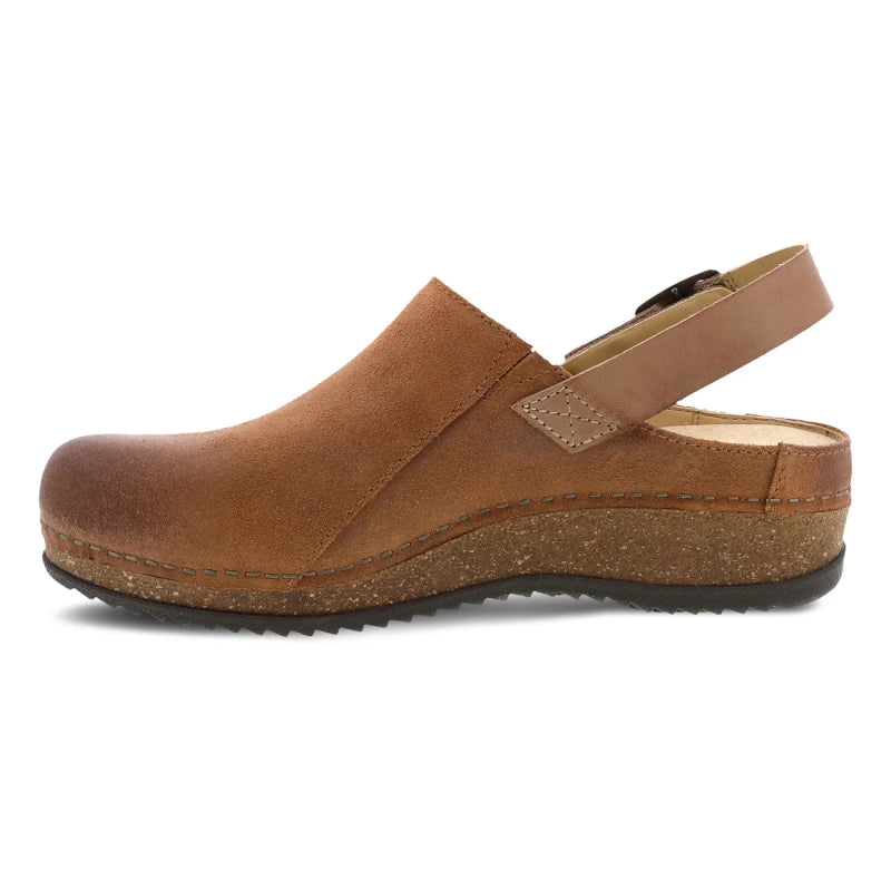 Dansko Women's Merrin Mule - Tan Burnished Suede