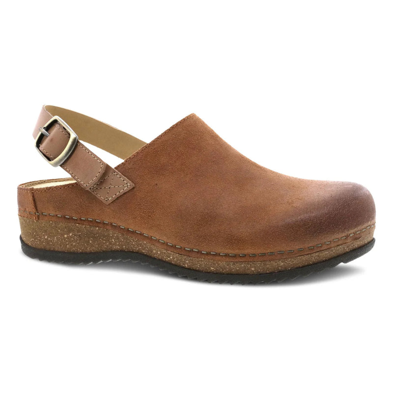 Dansko Women's Merrin Mule - Tan Burnished Suede