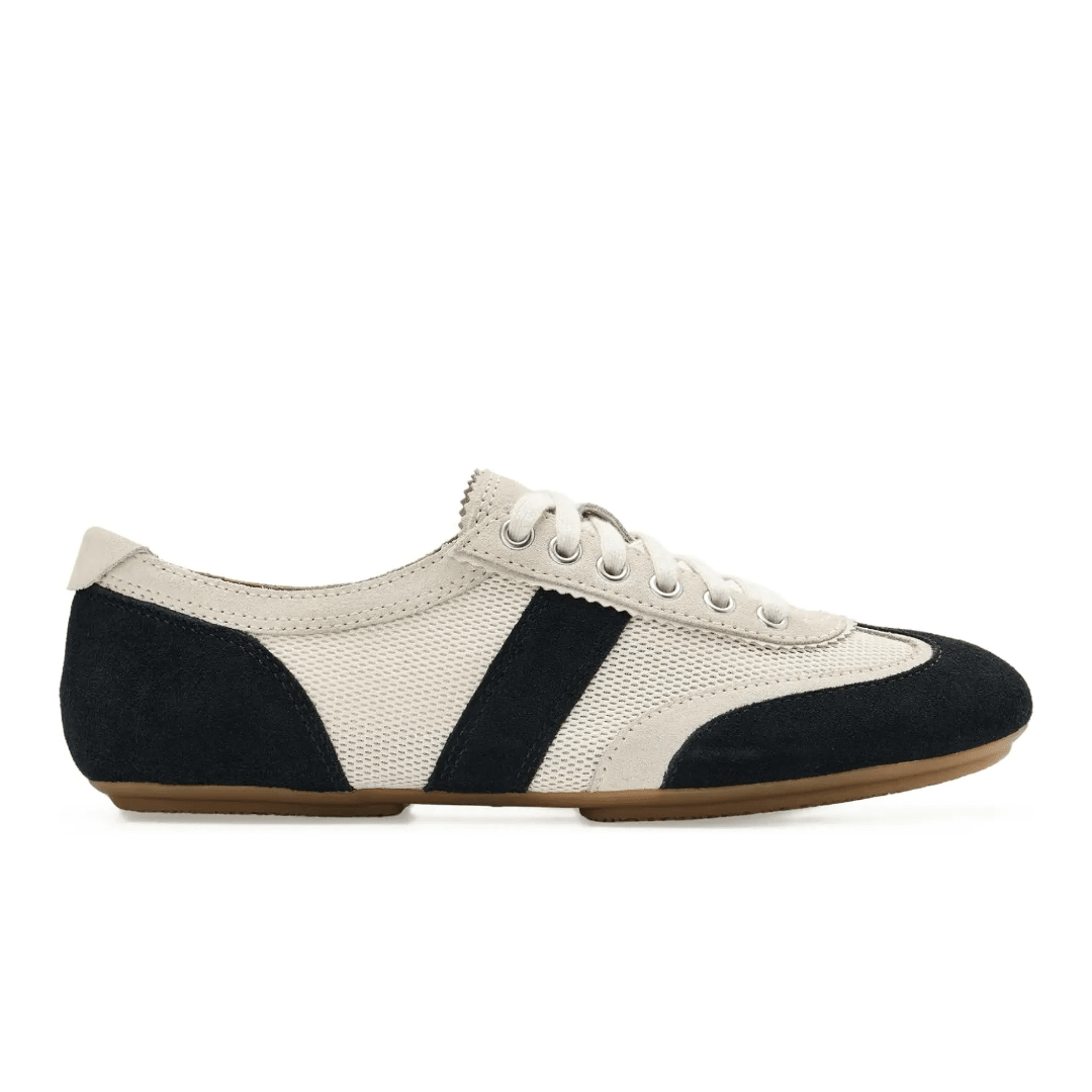 Dansko Women's Milana Flat - Black/Vanilla Suede