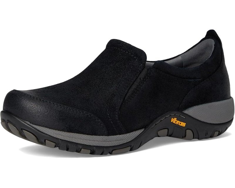 Dansko Women's Pippy - Black Waterproof Burnished Suede