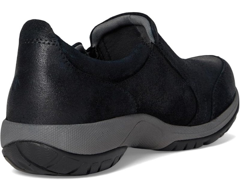 Dansko Women's Pippy - Black Waterproof Burnished Suede