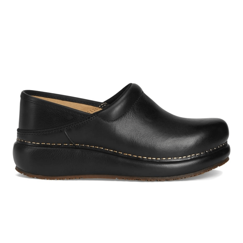 Dansko Women's Platform Pro - Black Burnished Nubuck
