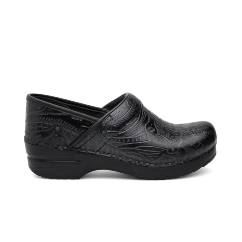 Dansko Women's Professional Clog - Black Tooled