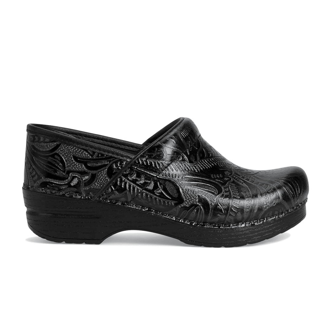 Dansko Women's Professional Clog - Black Tooled