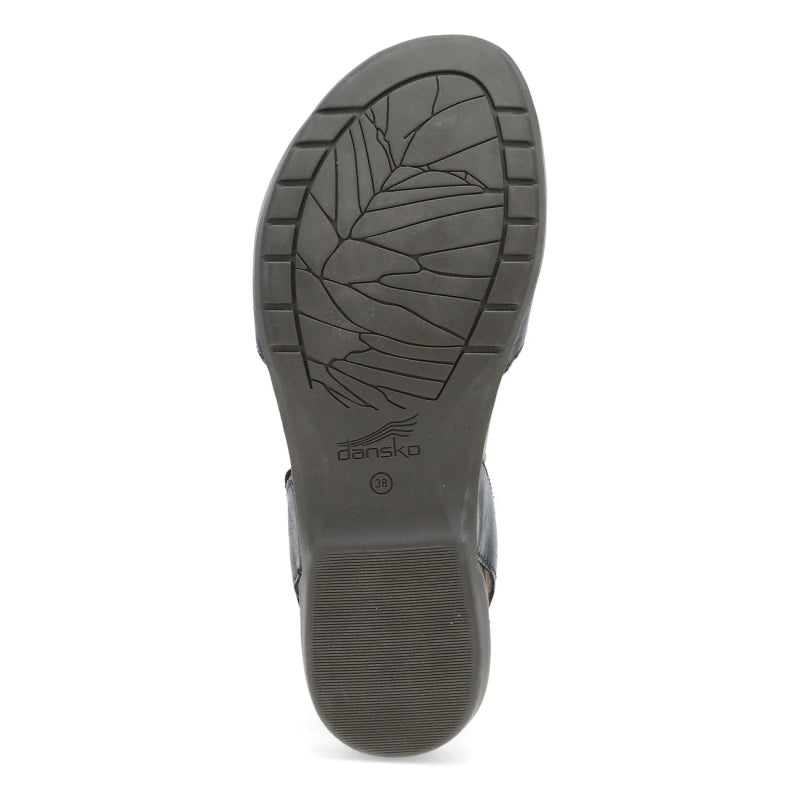 Dansko Women's Rowan Wide - Black Waxy Burnished