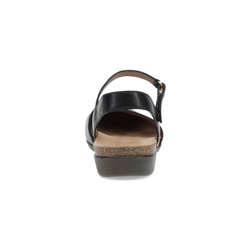 Dansko Women's Rowan Wide - Black Waxy Burnished