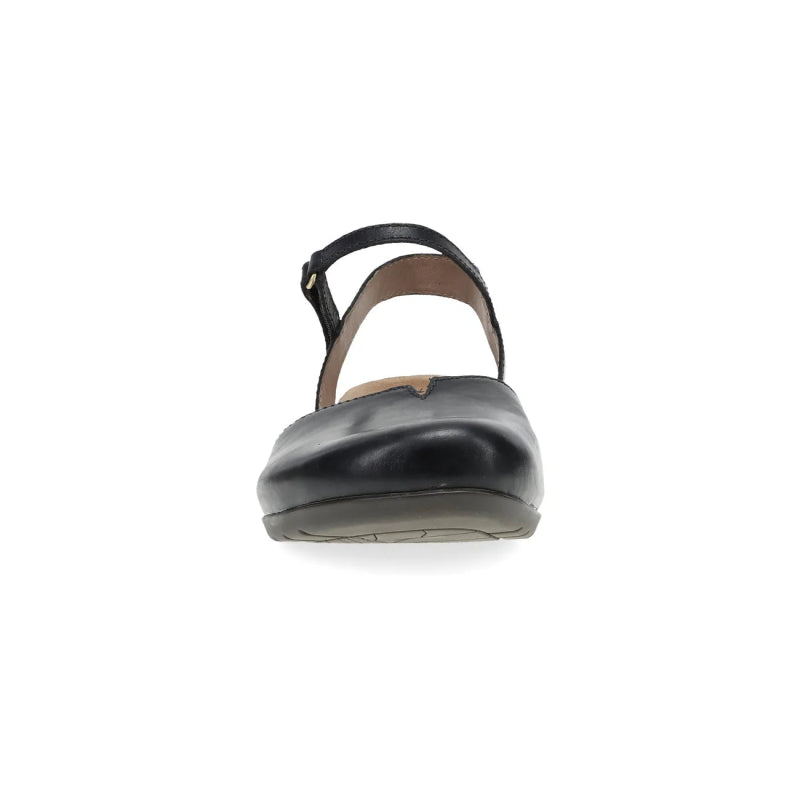 Dansko Women's Rowan Wide - Black Waxy Burnished