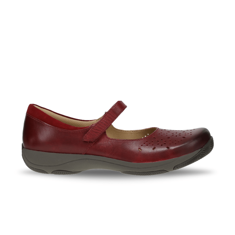 Dansko Women's Stacy - Red Waxy Burnished