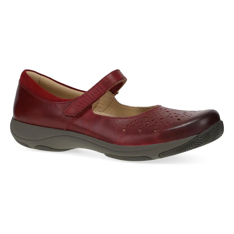 Dansko Women's Stacy - Red Waxy Burnished