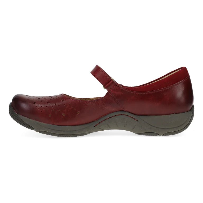 Dansko Women's Stacy - Red Waxy Burnished