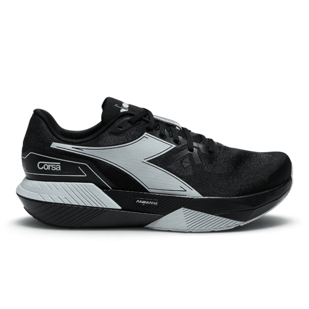 Diadora Men's Corsa Running Shoes - Black/Mirage Gray