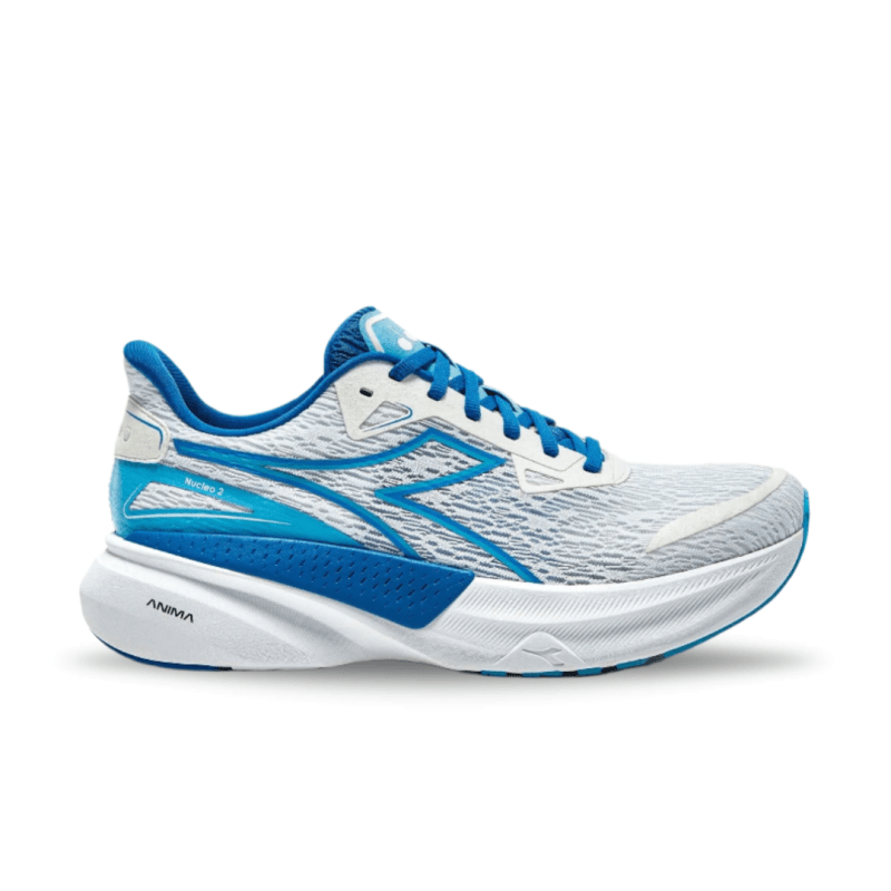Seliga ShoesDiadora Men's Nucleo 2 - White/French Blue/Aquarius