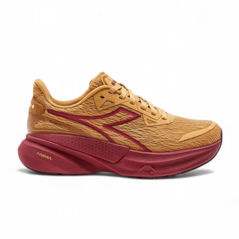 Seliga ShoesDiadora Women's Nucleo 2 - Honey Yellow/Red Dahlia