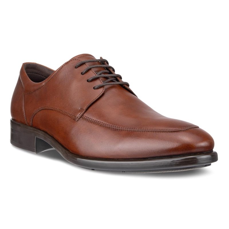 Ecco Men's Citytray Oxford - Cognac