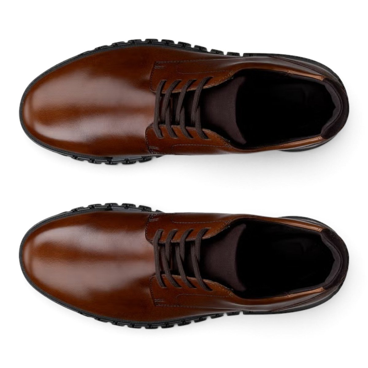 Ecco Men's Gruuv Studio Hybrid Derby Shoe - Camel/Mocha