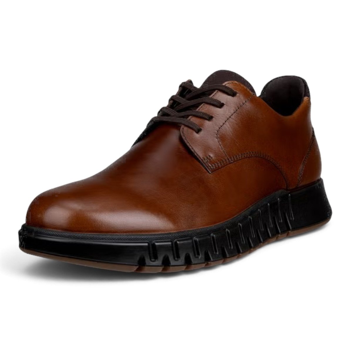 Ecco Men's Gruuv Studio Hybrid Derby Shoe - Camel/Mocha