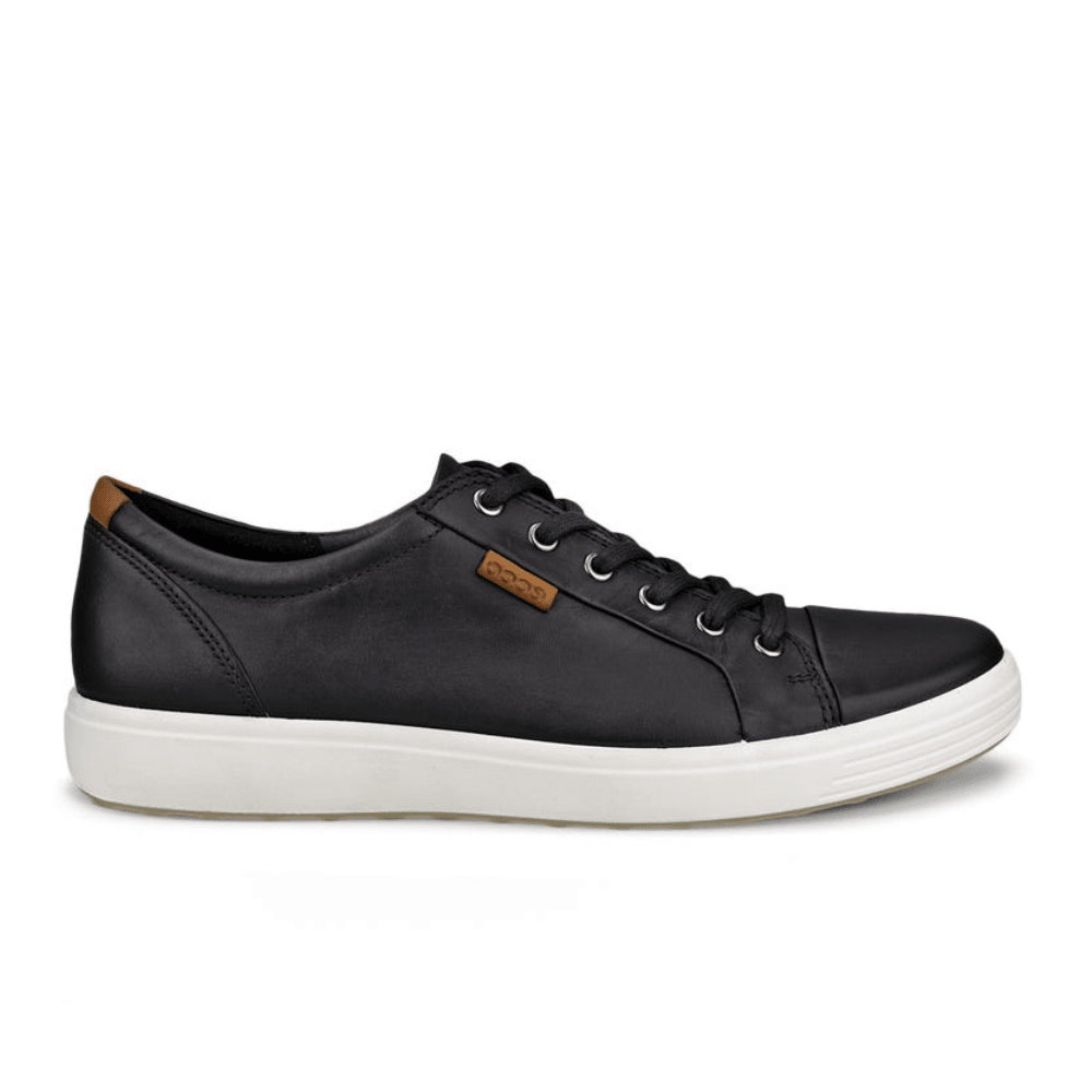 Ecco Men's Soft 7 Lace-Up - Black