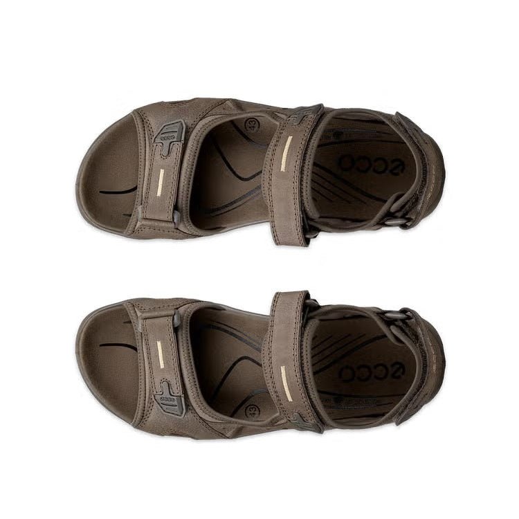 Ecco Men's Yucatan Sandal - Dark Clay