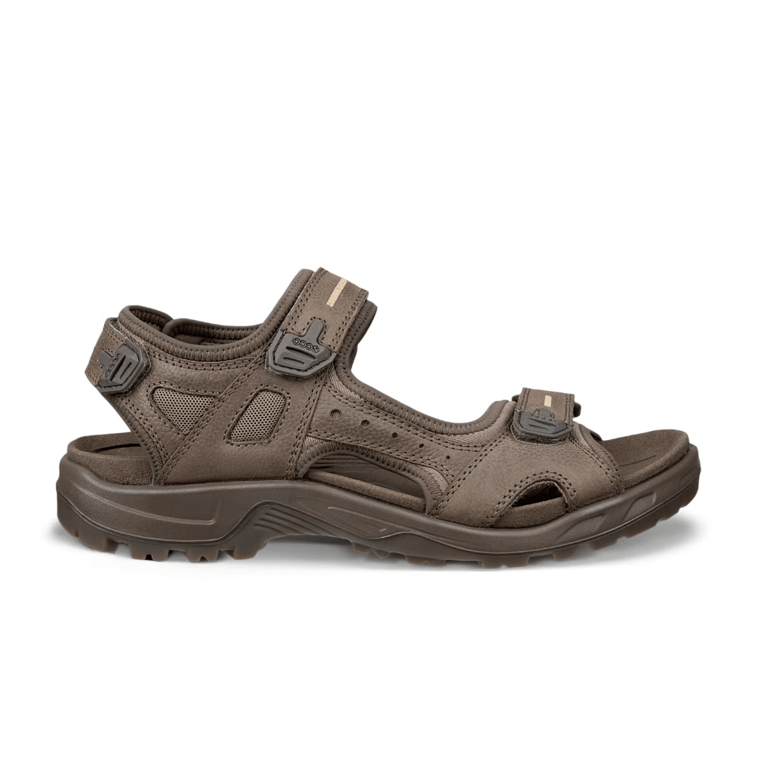 Ecco Men's Yucatan Sandal - Dark Clay