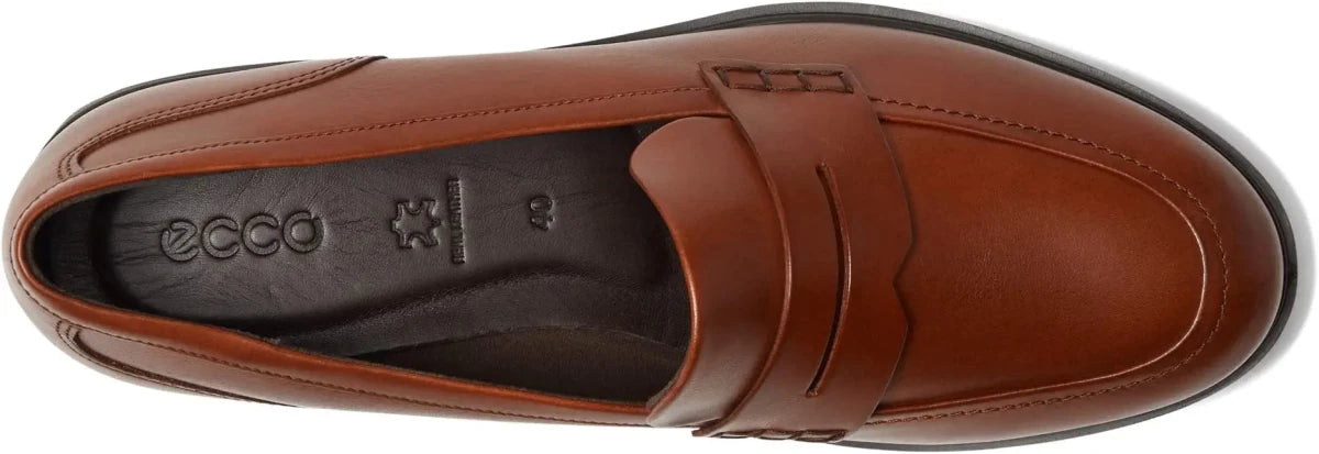 Ecco Women's Dress Classic 15 Leather Loafer - Cognac
