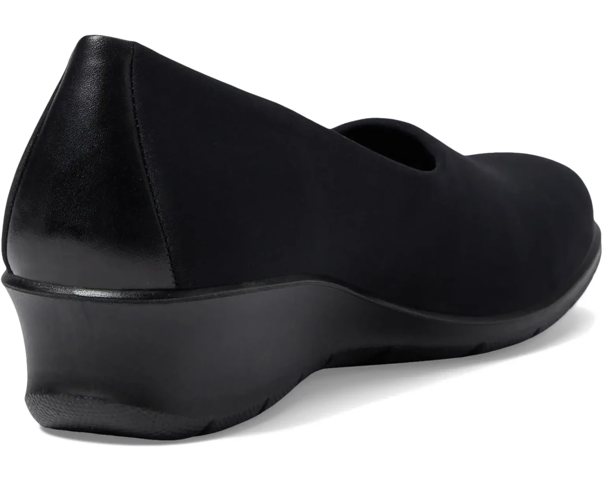 Ecco Women's Felicia Stretch Wedge Slip-On - Black