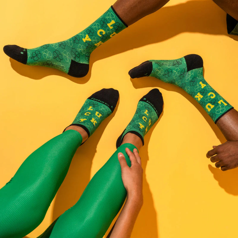 Feetures Elite Light Cushion Mini Crew Socks St. Patrick's Day - My Lucky Socks