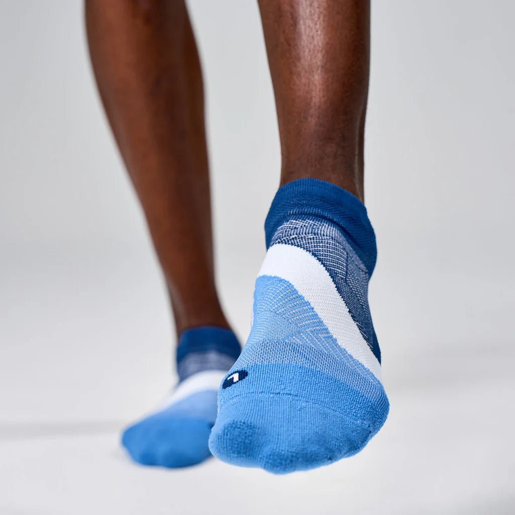 Feetures Elite Light Cushion No Show Tab Socks - Blue Wave