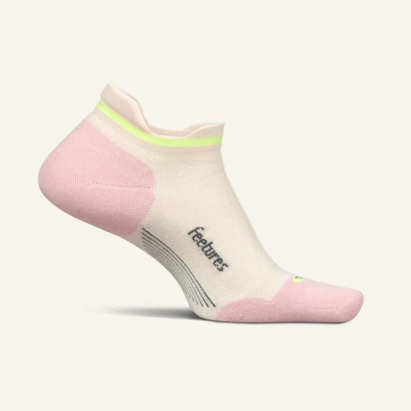 Seliga ShoesFeetures Elite Max Cushion No Show Tab Socks - Sandy Melon