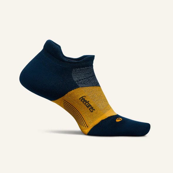 Seliga ShoesFeetures Merino 10 Max Cushion No Show Tab Socks - Dark Sapphire