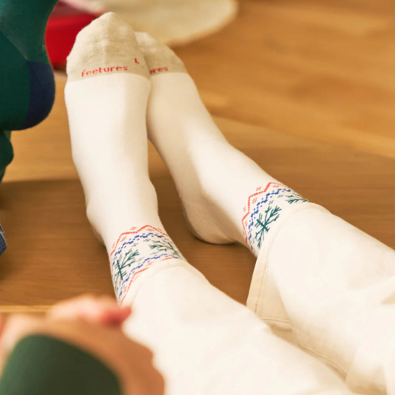 Feetures Women’s Everyday Max Cushion Crew - Snow Cream