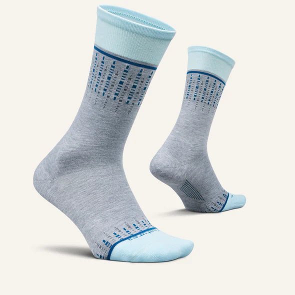 Seliga ShoesFeetures Women’s Everyday Max Cushion Twinkle Crew - Light Gray