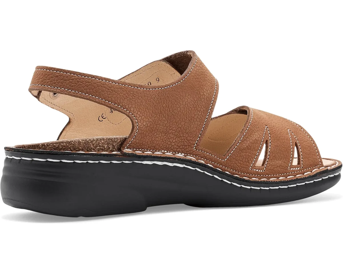 Finn Comfort Women's Barbuda Sandal - Brandy Streetnubuk