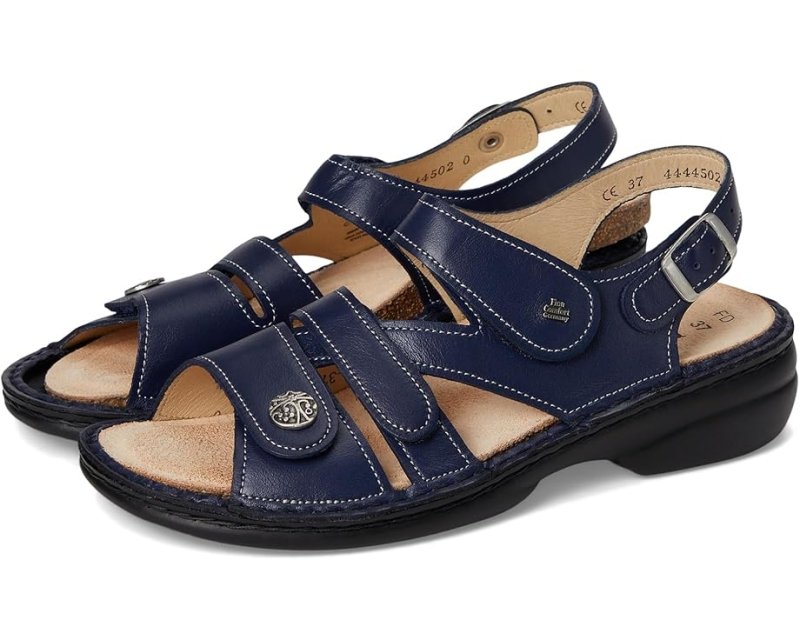 Finn Comfort Women's Gomera - S - Blue Sapphire Yuka