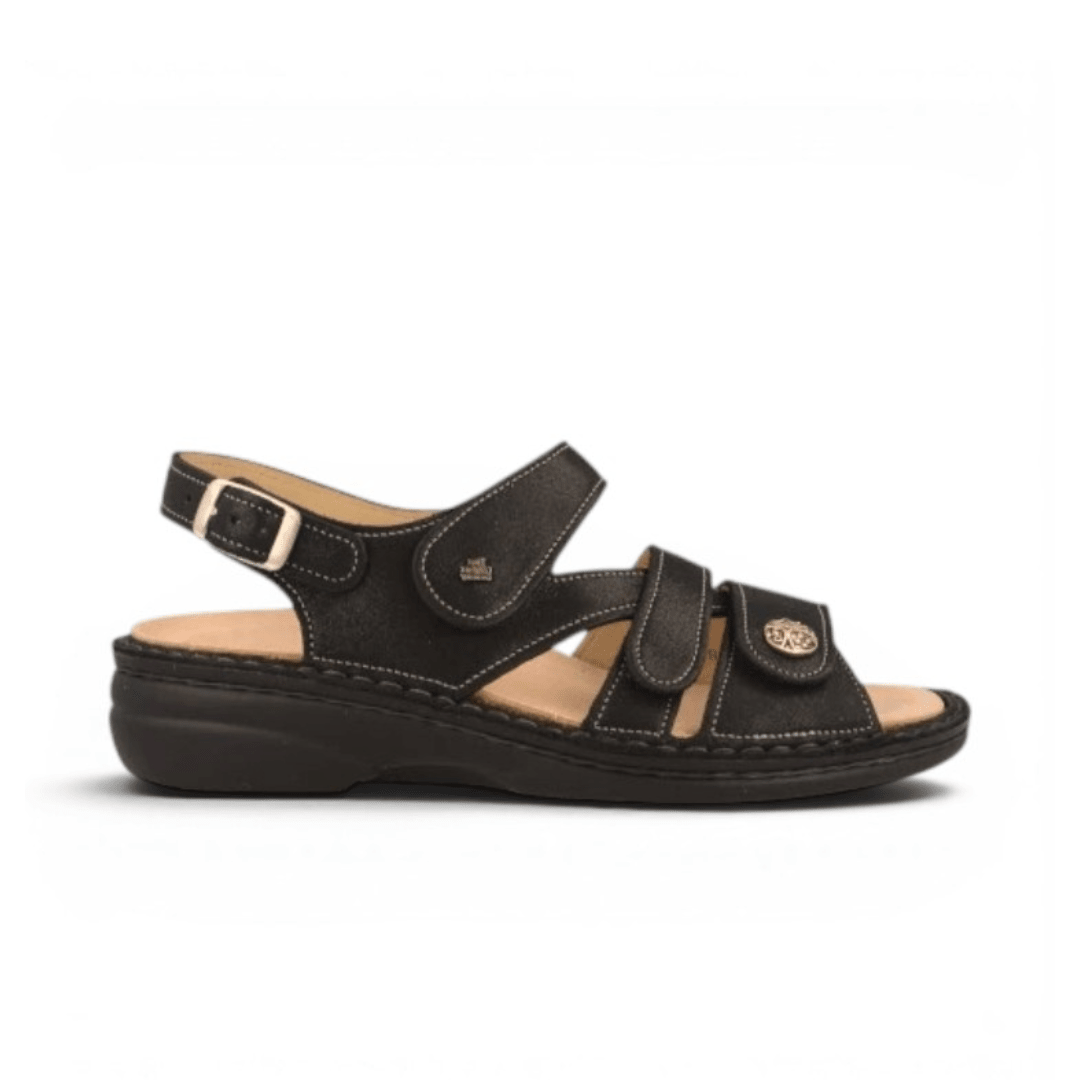 Finn Comfort Women's Gomera - S Sandal - Black Brina