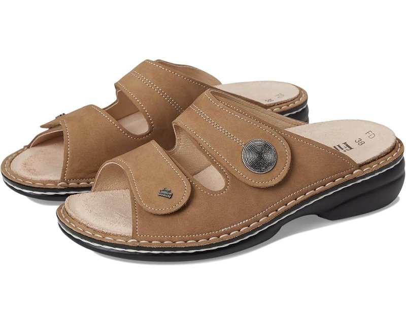 Finn Comfort Women's Sansibar - S - Tan Nubuck