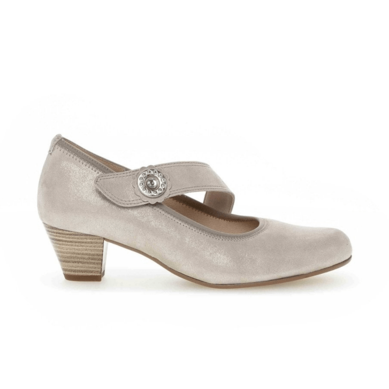 Seliga ShoesGabor Women's 66.149.14 Mary Jane Pump - Metallic Beige