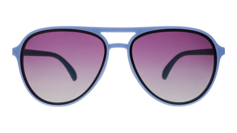 goodr Mach G Sunglasses - Moonlight Charging Station