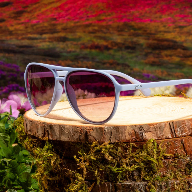 goodr Mach G Sunglasses - Moonlight Charging Station