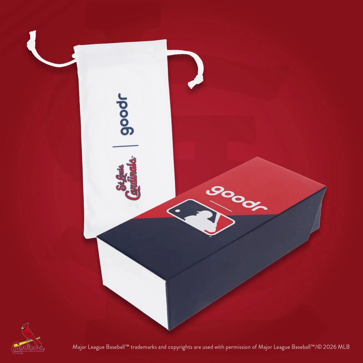 goodr OG Sunglasses MLB - Let's Go Redbirds - St. Louis Cardinals