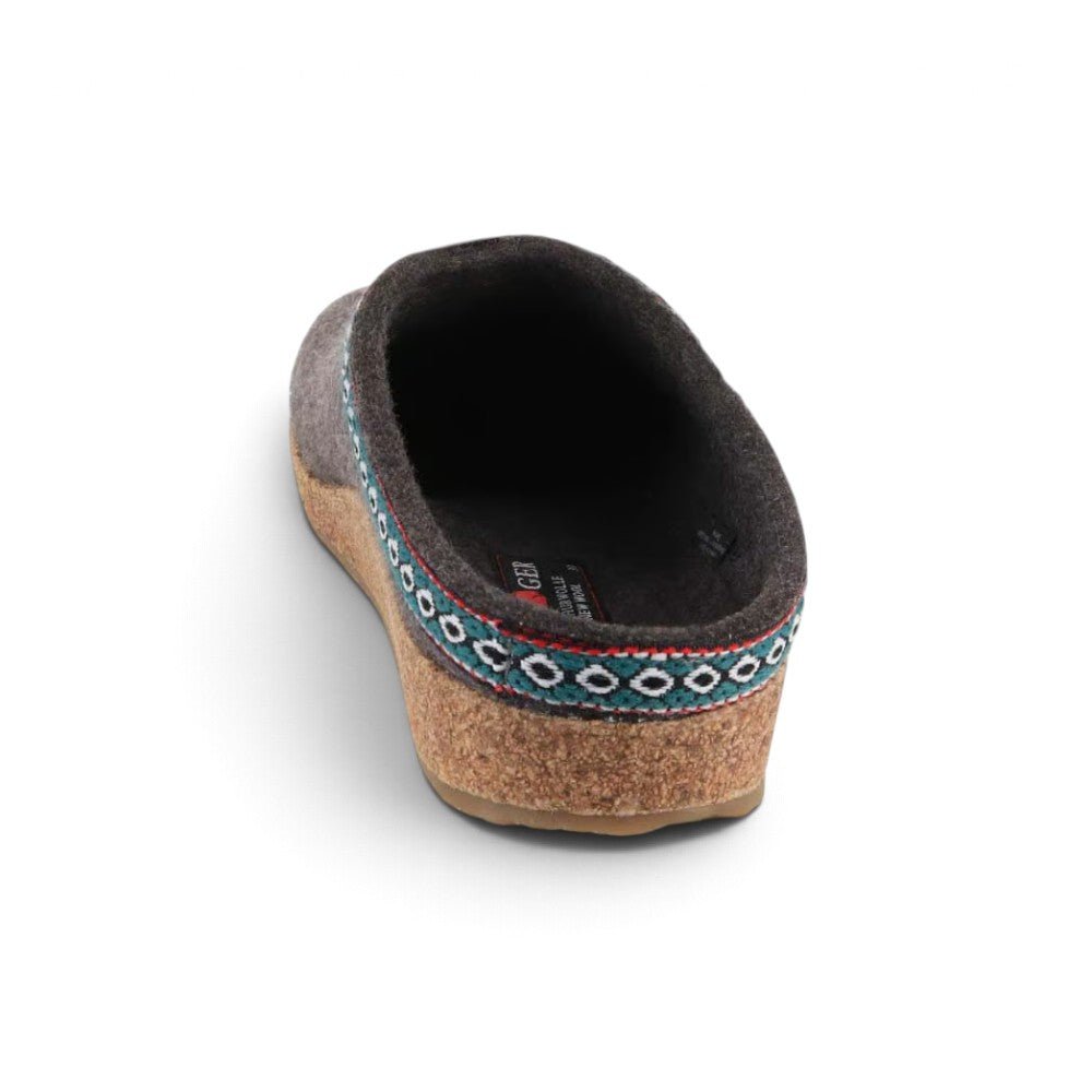 Haflinger GZ Classic Grizzly Clog - Grey
