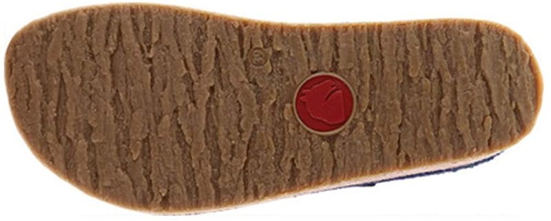 Haflinger GZ Zig Zag Grizzly Clog - Captains Blue