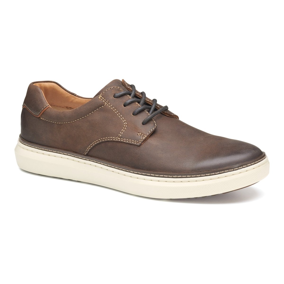 Johnston & Murphy Men's McGuffey 2 Plain Toe - Brown Oiled