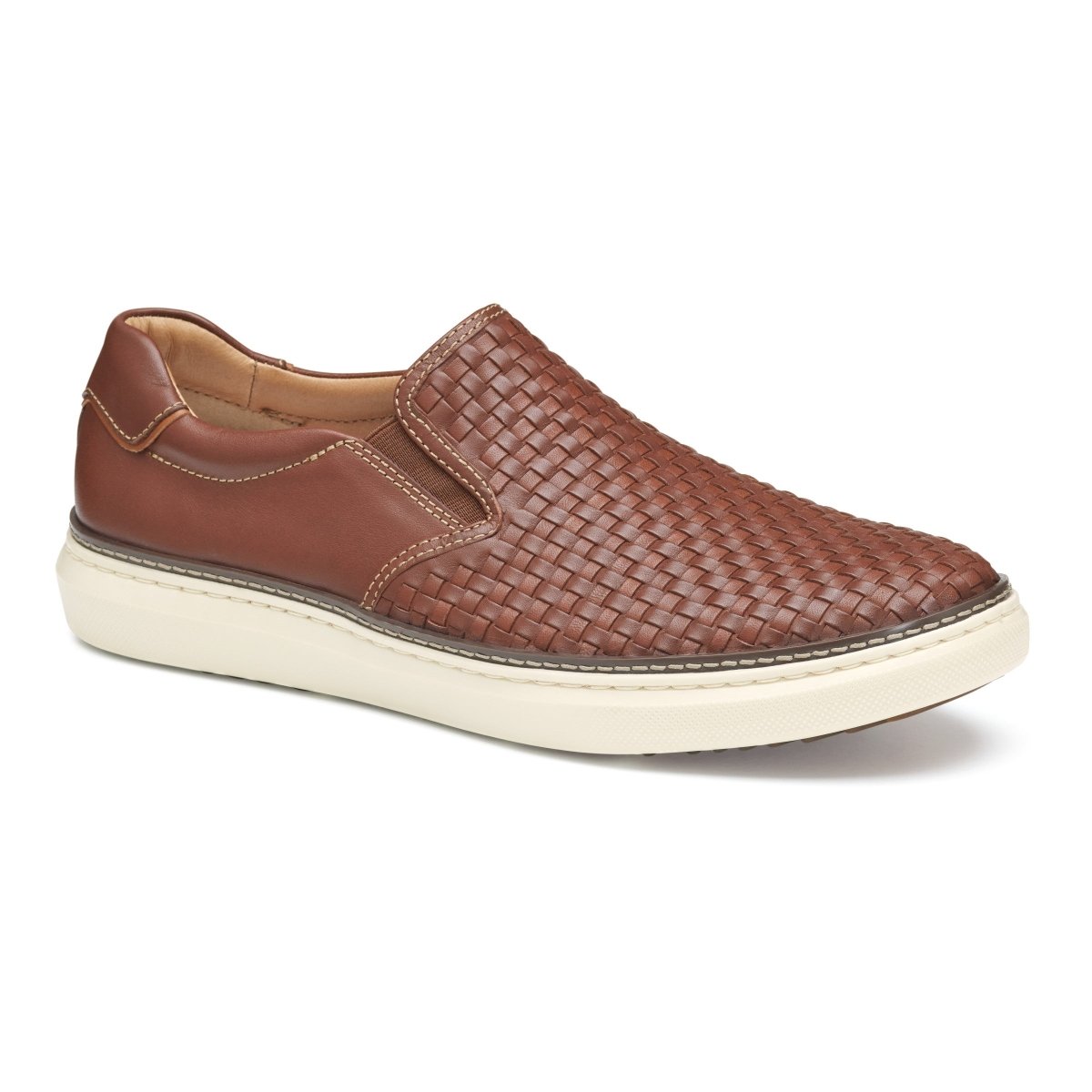 Johnston & Murphy Men's McGuffey 2 Woven Slip - On - Tan