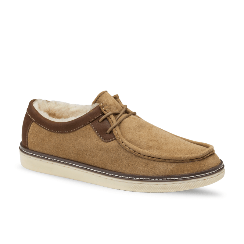 Seliga ShoesJohnston & Murphy Men's McGuffey Shearling Lace - Up - Chestnut