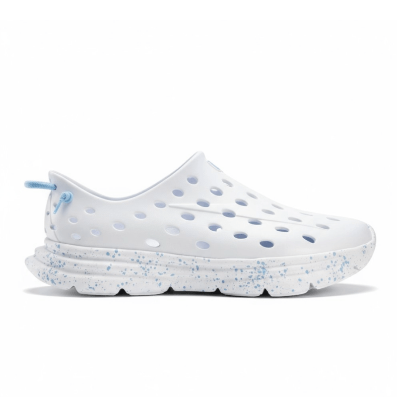 Seliga ShoesKane Footwear Revive - All White/Light Blue Speckle