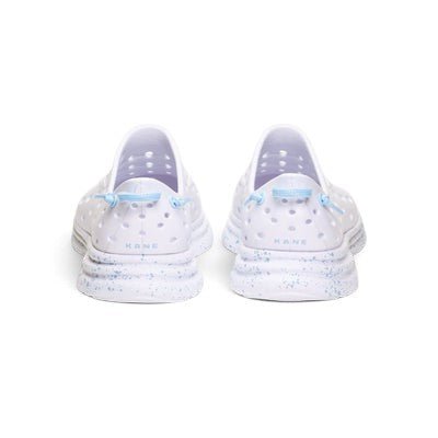 Kane Footwear Revive - All White/Light Blue Speckle