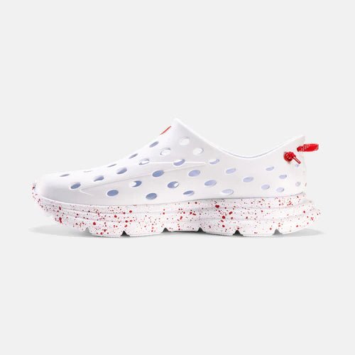 Seliga ShoesKane Footwear Revive - All White/Red Speckle